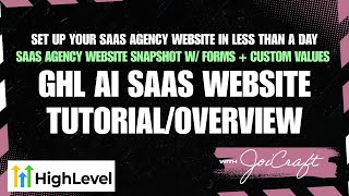 GoHighLevel SAAS Website Setup – Beginner Friendly + (No Code) Code Elements