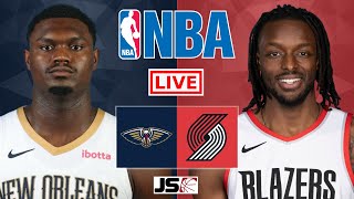 New Orleans Pelicans vs Portland Trail Blazers | NBA Live Scoreboard 2024 | Jimby Sports