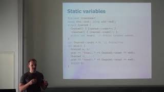 CPP-06 Modern C++: Static, Numbers, Arrays, Non-owning pointers, Classes (2018, Igor)