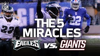 The Eagles 5 Miracle Wins vs. the Giants | NFL Vault Stories