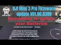 DJI Mini 3 Pro Firmware update + all your Batteries #shaunthedrone