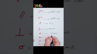 بعض الرموز العامة في الرياضيات