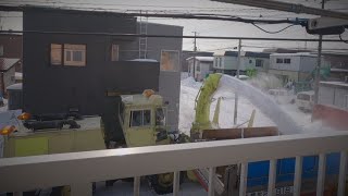 2020/02/13　北海道石狩移住三度目の冬　「排雪」はどのように行われるか？