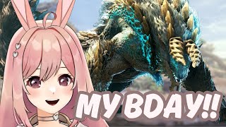 【MHW: ICEBORNE】PT. 11: POST-GAME!! MY BDAY PARTY, ZINOGRE, \u0026 LANCE GAMEPLAY?!【VTUBER】