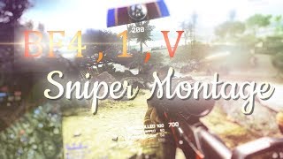 [BF4,1,V] Battlefield Sniper 連続キルMontage EP.3