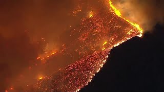 Incredible Footage of Devastating Wildfires in California