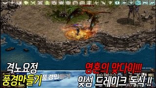 리니지 격노요정 풍경만들기 잊섬드레이크 독식