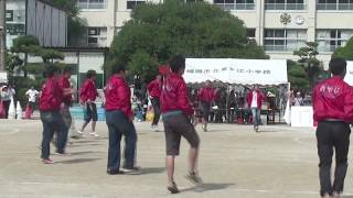 草ヶ江小学校　2013運動会　おやじ組ダンス