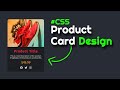 Stunning Product Card Design with CSS | Creative Hover Effects Tutorial | csPoint