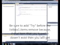 Visual Basic Tutorial (ep.6) - How to add & delete items in a listbox