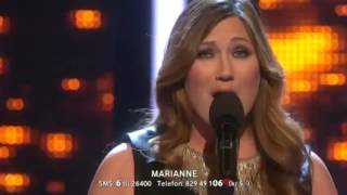 Marianne Pentha   Another Day In Paradise Live Show The Voice Norway 2012