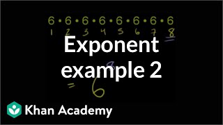 Exponent example 2 | Exponents, radicals, and scientific notation | Pre-Algebra | Khan Academy