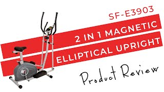 2 in 1 Magnetic Elliptical Upright SF-E3903 Product Review