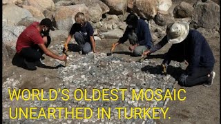 World’s Oldest Mosaic Unearthed in Turkey.