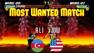 FT10 @umk3: A L I (AZ) vs JDW (US) [Ultimate Mortal Kombat 3 Fightcade] Jan 12