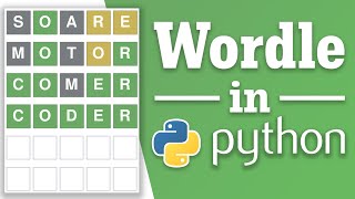 How to Make Wordle with Python and PyGame in 30 mins!
