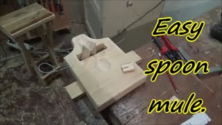 Spoon and carving mule and a couple of little carvings 17 03 2021