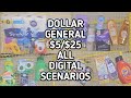 DOLLAR GENERAL $5/$25 ALL DIGITAL SCENARIOS #couponing #deals #dollargeneral