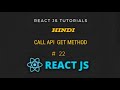 React tutorial in Hindi | fetch API | GET method