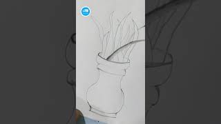 Beautiful and Lovely Flower Vase Drawing Tutorials // Pencil sketch Drawing Tutorials // Easy//