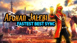 World's Fastest Free Fire Beat Sync Montage | Afghan Jalebi Free Fire Best Edited Beat Sync Montage