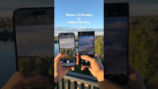 Zoom w iPhone 14 Pro Max vs Galaxy S22 Ultra