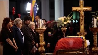 Caracas dice adiós a Chávez