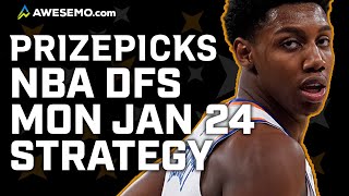 PrizePicks NBA Fantasy Strategy & Picks Today | Monday 1/24/22