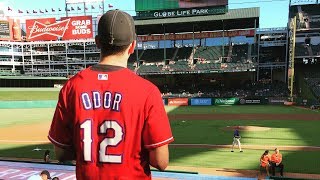 I WORE A ROUGNED ODOR JERSEY TO A BLUEJAYS GAME!