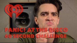 Brendon Urie (Panic! at the Disco) - "60 Sec Challenge" Interview | Artist Challenge