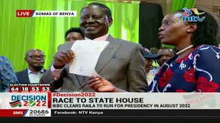 IEBC clears Raila Odinga to run for presidency in August 2022