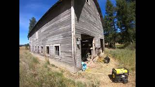 Oma's Farm 2023 creating barn doors