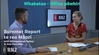 Summer Report te reo Māori - Whakatau - Office pōwhiri