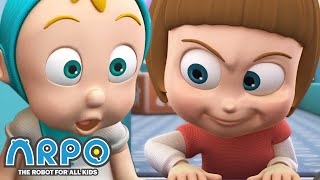 Arpo the Robot | Baby Competition | FULL EPISODE | Funny Cartoons for Kids | Arp