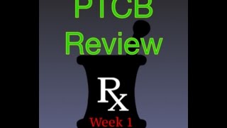 Week 1 Pharmacy Technician Class