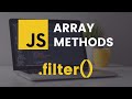 filter Array Method | JavaScript Tutorial