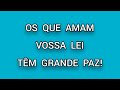 26 de fevereiro salmo 118 119 os que amam vossa lei têm grande paz missa quarta feira