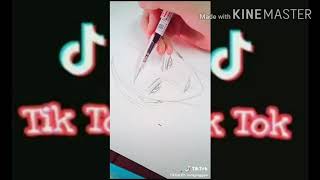 คลิปวาดรูปสวยๆในแอพ😎Tik Tok ep1