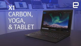 Thinkpad X1 Carbon, Yoga, and Tablet hands-on at CES 2018