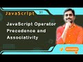 JavaScript Operator Precedence & Associativity - JavaScript Tutorial 31 🚀