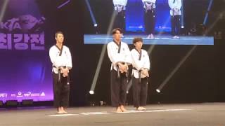 KTA 2019 품새 최강전 결선 단체전 백석대학교A 안산준, 김상준, 김지우, 정민기 Taekwodno Poomsae Team Final Match of the KTA 2019