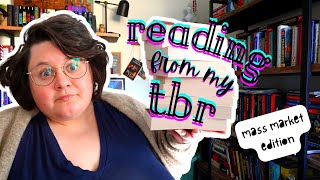 Reading Down my TBR | Mass Market Edition