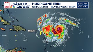 Hurricane Erin | The latest forecast track