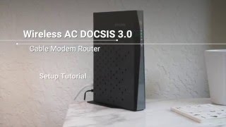How to Set Up a Wireless AC DOCSIS 3.0 Cable Modem Router