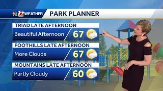 WATCH: Passing clouds, warming trend