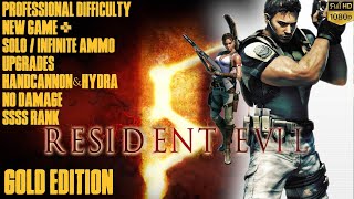 Resident Evil 5 - Professional - (PC) - No Damage - SSSS Rank - HD - (Non-Commentary)