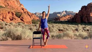 Breathtaking Sunrise Chair Yoga with Chanda Vaniman, Exercise Physiologist & Chair Yoga Teacher