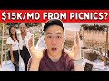 Entrepreneur Reacts - $15,000/Mo Throwing Luxury Picnics | Food Business Ideas