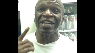 Floyd Mayweather Sr with a message to Freddie and Manny. Circus Bazaar