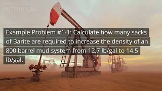 Material balance equations for Drilling Fluids